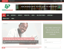 Tablet Screenshot of nigeriarealestatehub.com